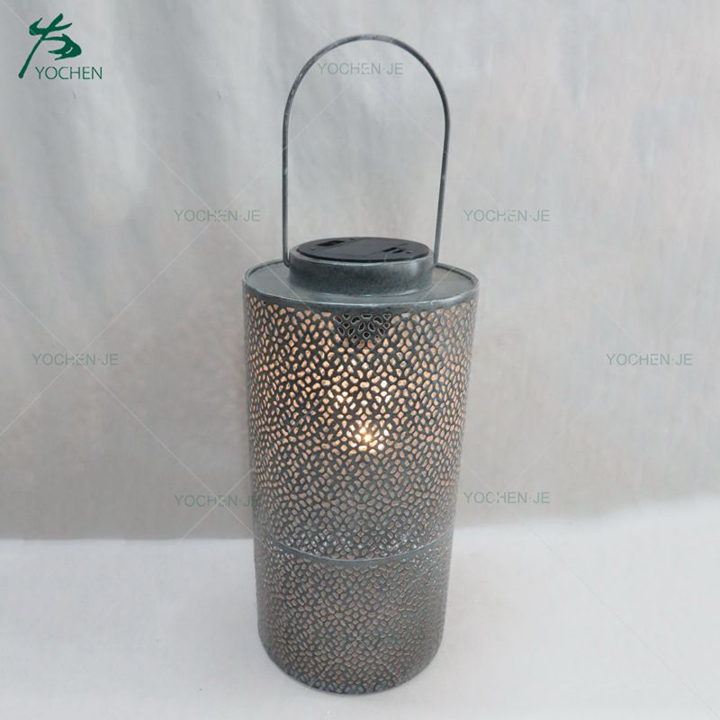 Simple design home decorative metal rectangle candle holder