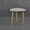Luxury designs small round wood table modern with 3 legs
