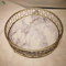 Trays Home Decor Round Marble Effect Metal Tray Set of 3