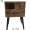 Living room antique style with pine legs wood grain finish TV table
