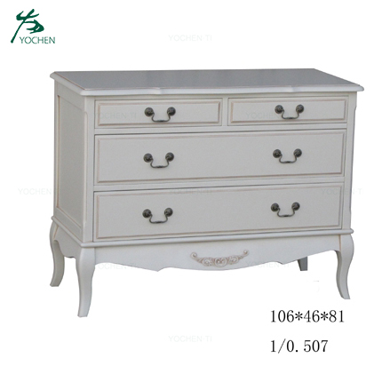 Cheap Price White Wooden Chest With Drawer For Living Room