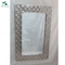 Home decorative rectangle metal and glass wall mirror