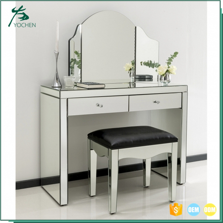 console table with mirror venetian mirrored glass dressing table