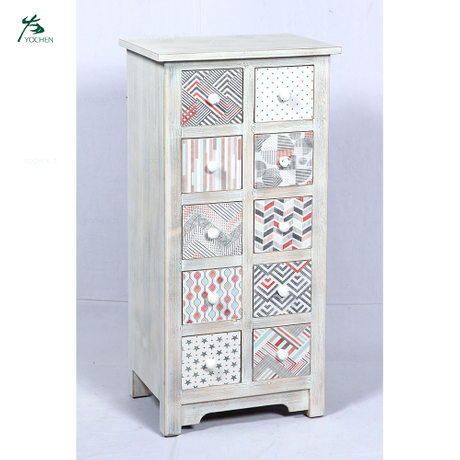 White Bedroom Chest of Drawers Pine Drawer Storage
