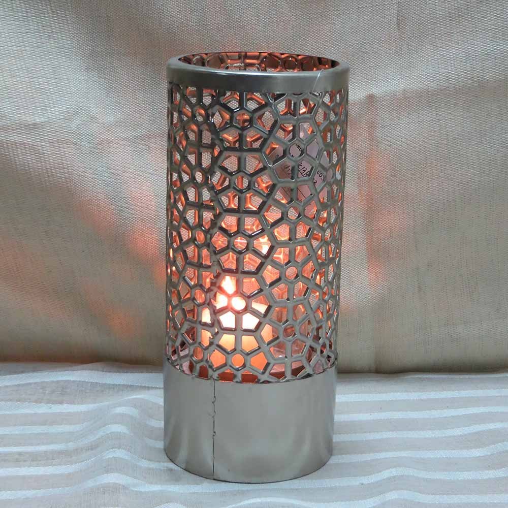 2015 Gift for elders tea light new design metal candle pillar holder for Christmas