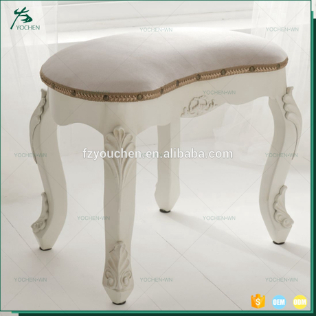 Hot Sale Elegant Home Decor European Wooden Dresser Chair