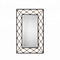 Ornate Antique Metal Frame Rectangle Wall Mirror