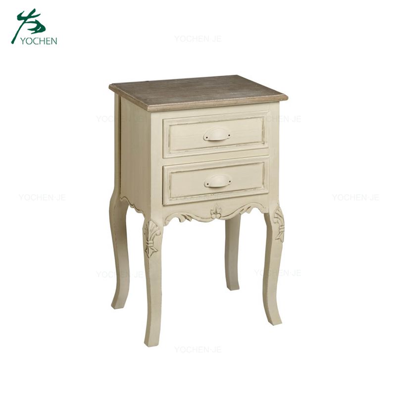 MDF classic wood modern bedside table nightstand