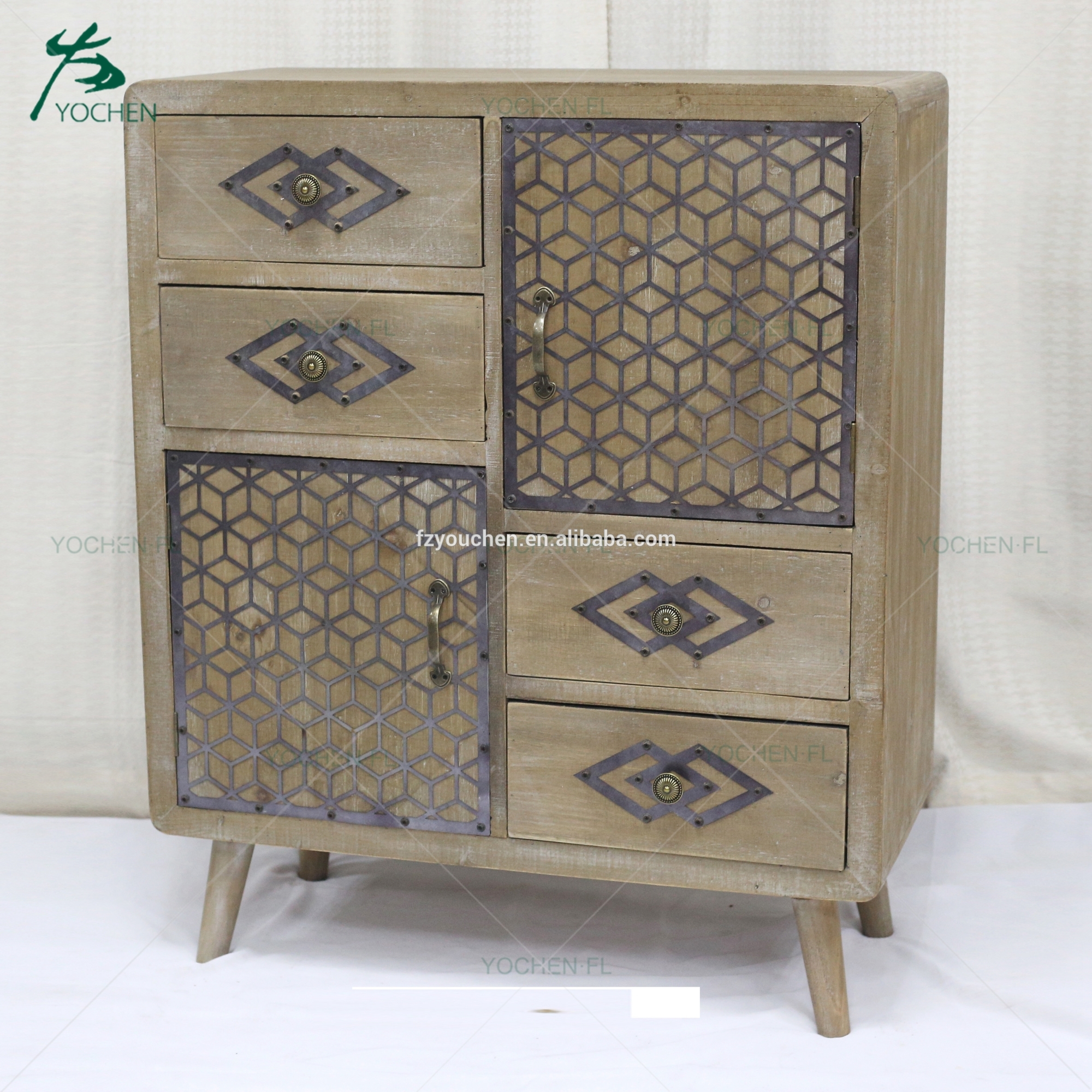 Hallway chinese antique wooden console table