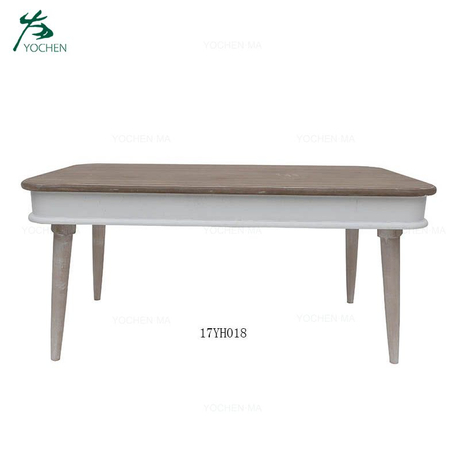 Royal home furniture sets wooden white living room coffee table