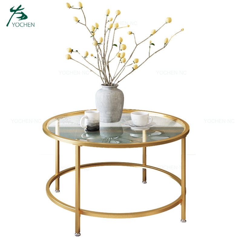 home decoration table fancy glass coffee table