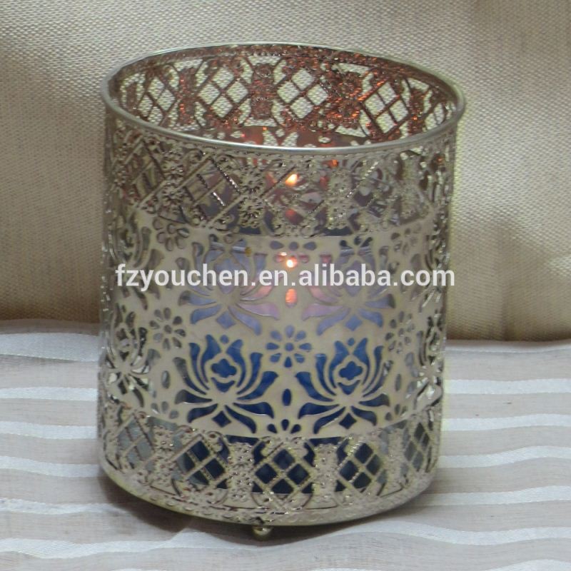 Handmade and Home Decoration Use metal candle holder for candle