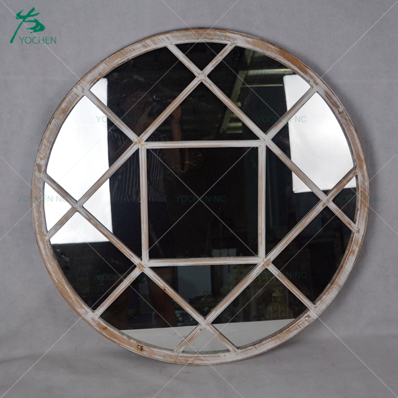 Modern home wooden wall decorative hotel vanity mirrors