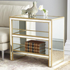 living room mirror cabinet side table