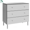 mirrored furniture wholesale silver glass mirrored 3 drawer chest