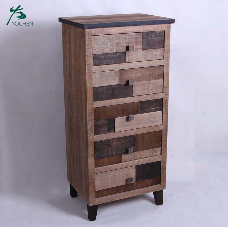 Solid wood furniture tallboy chest of drawers