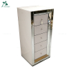 5 drawers tallboy narrow chest of drawers mirrored bedroom furniture