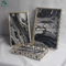 Contrast Faux Marble Metal Frame Serving Trays