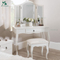 Modern Design Wooden Dressing Table With Mirror