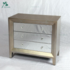 solid wood cabinets storage with six glass drawers for UK market