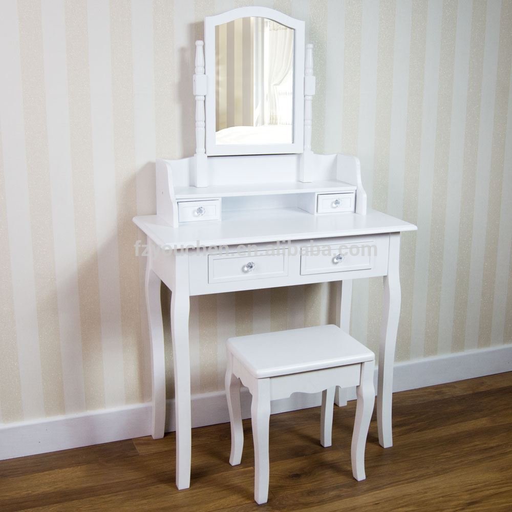 white 4 drawers dressing table designs with price images