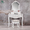 royal style white cosmetic dressing table design