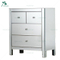 Modern bedroom mirrored 3 drawer chest of drawers