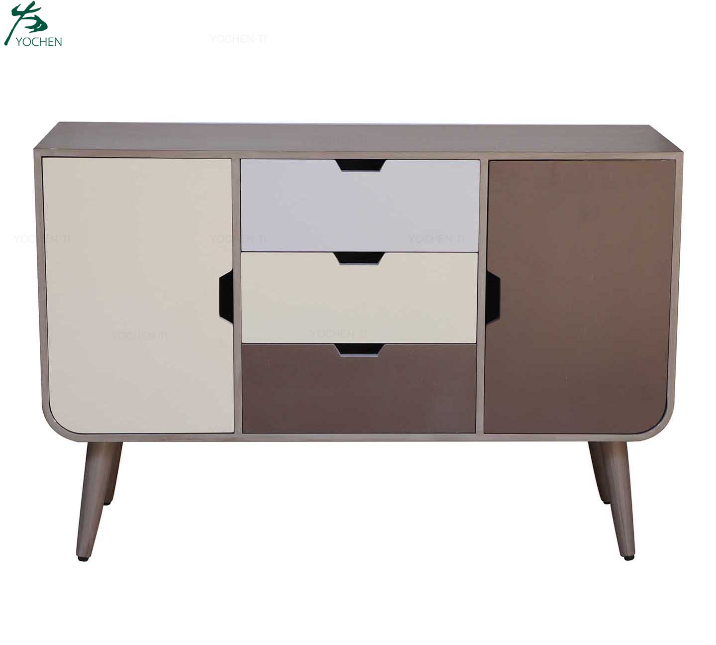 Wholesale custom shabby dresser white dressing table with mirror