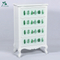 modern french style furniture pattern print glass decorative white wood cabinet
