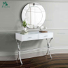 Chrome Shape Stainless Steel Antique Console Table