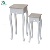 Modern italy furniture luxury white wooden side table