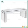 Home mirrored coffee table modern living room glass center table