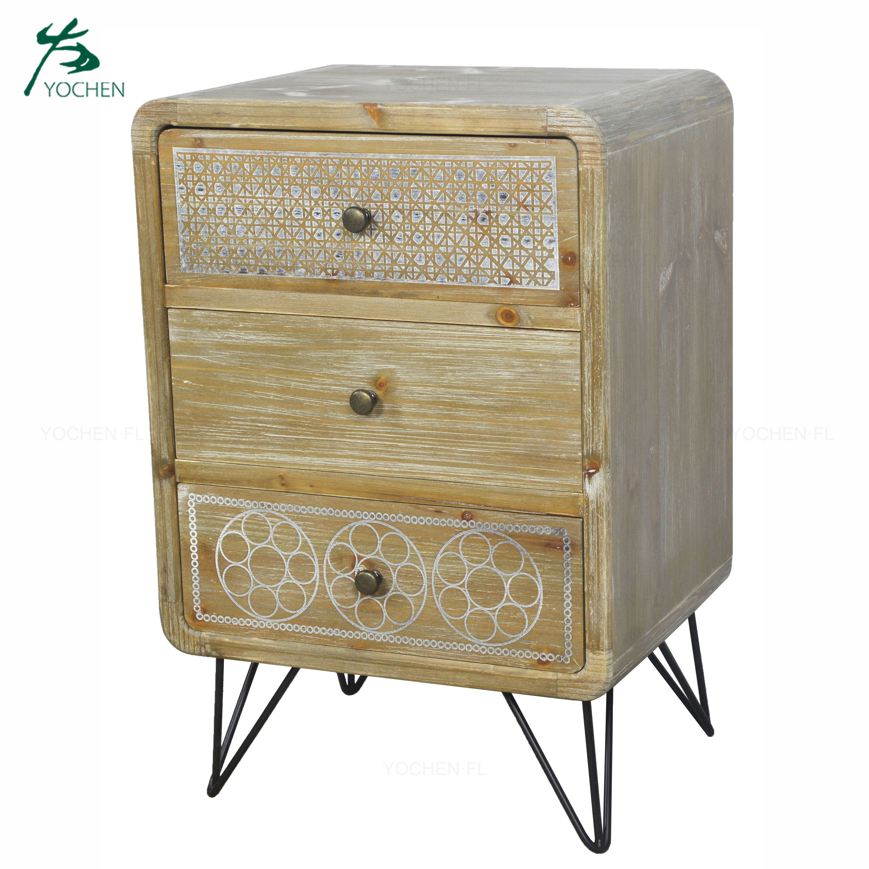 industrial living room furniture supplier light yellow wholesale china cabinet