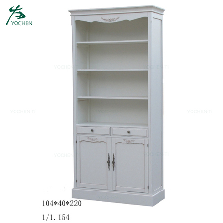 Eco Friendly White Wooden Furniture Cupboard Cabinet With Good Quality