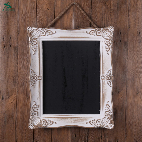 Bathroom mirror with frame wall mirror decorate make up solid wooden mirror for hotel