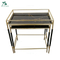 Hot sale coffee table metal frame small side table with two tiers