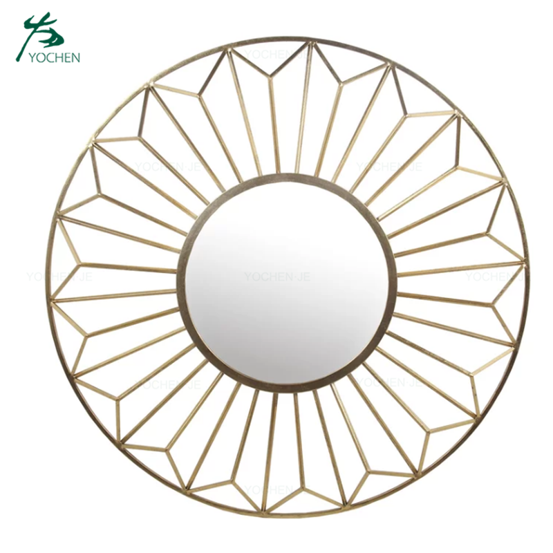 home furnishing gold wall mirror decorative