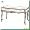 Home mirrored coffee table modern living room glass center table