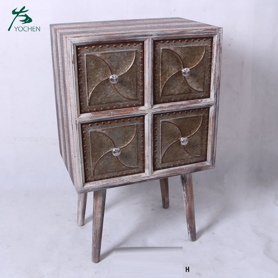 decorative liivng room furniture small cabinet with many drawer