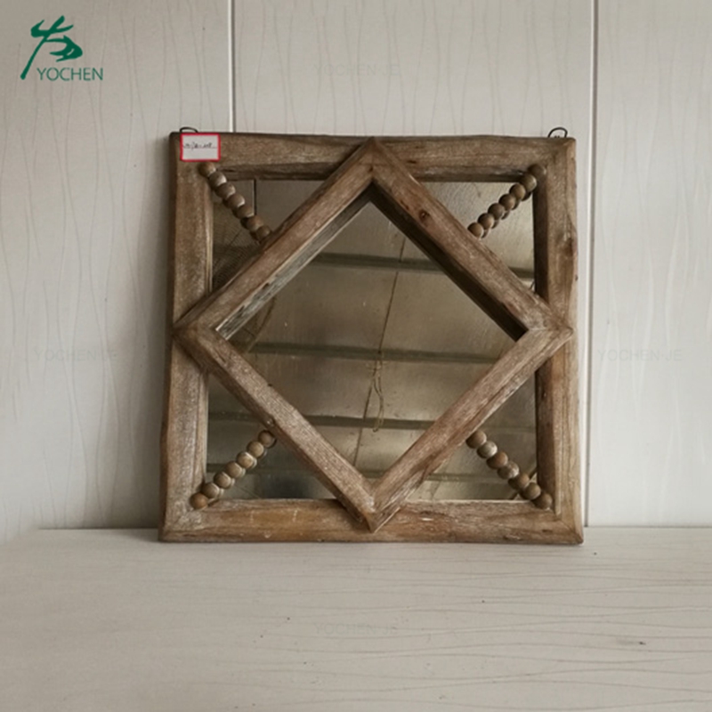 Shabby Chic Large Tall Wooden Frame Wall Mirror