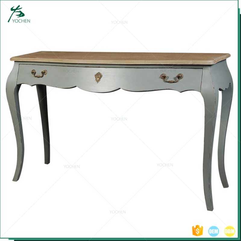 Bedroom wooden antique cosmetic console table