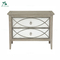 natural wood carving storage mirror side table living room furniture