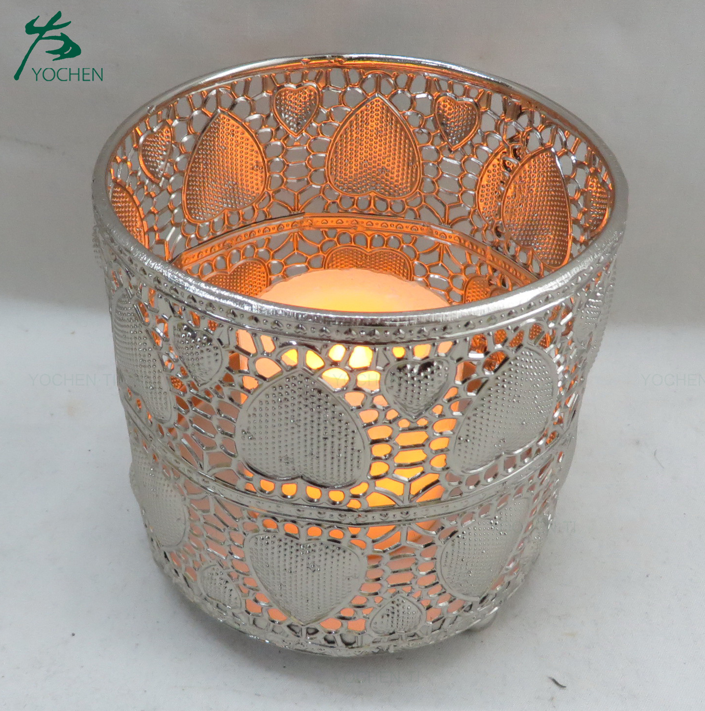 Cheap Tea light OEM metal candle holder for home decoration
