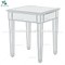 End Table in Antique Silver Paint Living Room Side Table Mirorred Furniture Wholesale