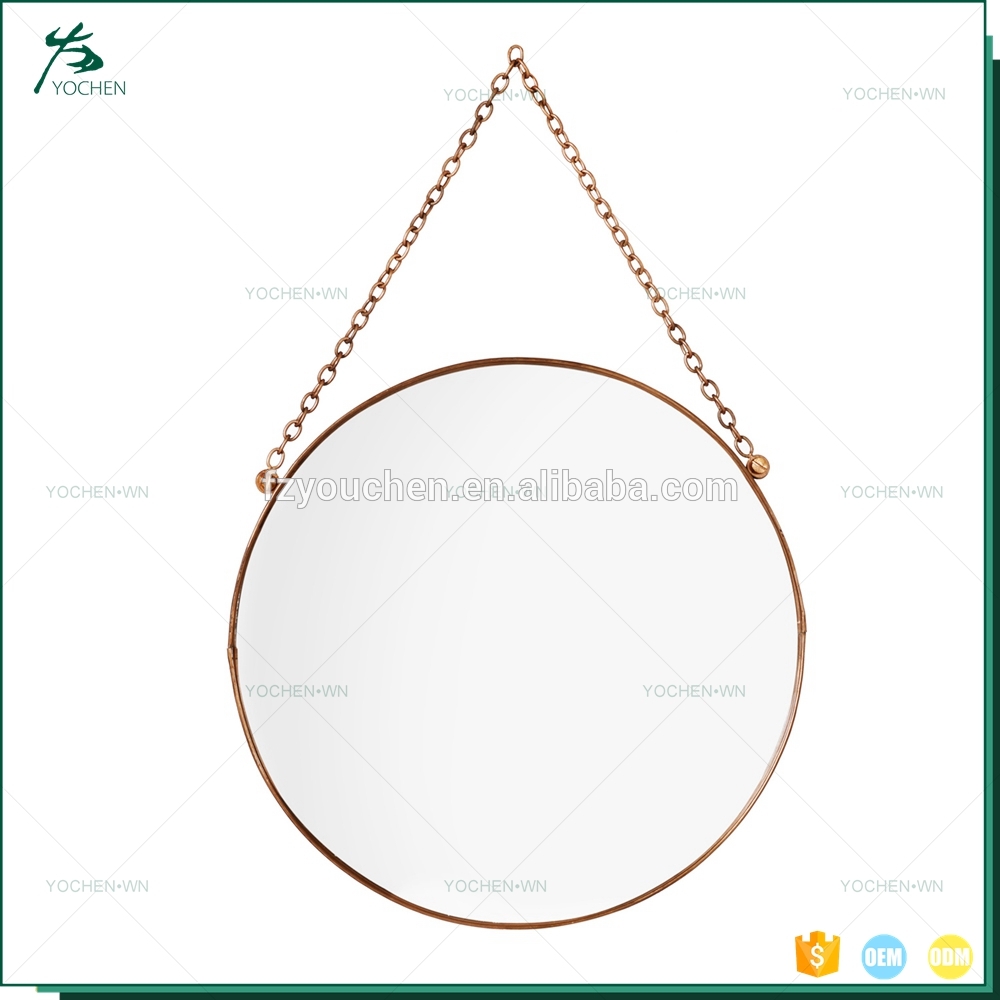 Round Metal Mirror Frame For Home Decor Custom Mirror