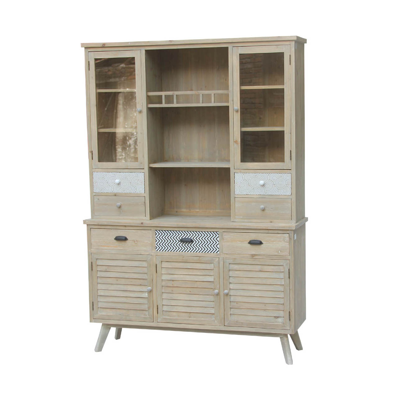 shabby chic solid wood door chest of drawer wood furniture cabinet