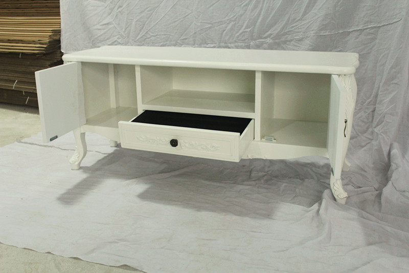 teak wood simple tv stand wood furniture tv cabinet design india