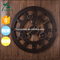 Industrial Gear Design Metal Roman Clock for Wall Decors