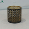 Home style table decorative black small metal candle holder