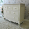 Fancy white and wooden sideboards living room cabinets french table